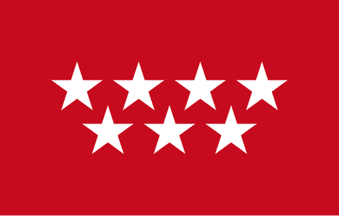 Flag: Madrid (Spain)