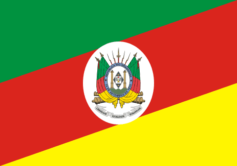 Flag: Rio Grande do Sul (Brazil)