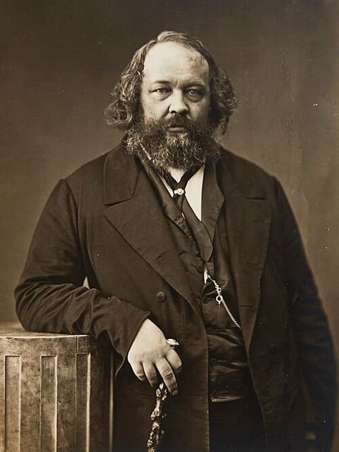 Retrato de Mikhail Bakunin