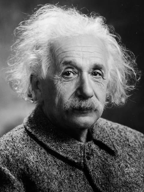 Retrato de Albert Einstein