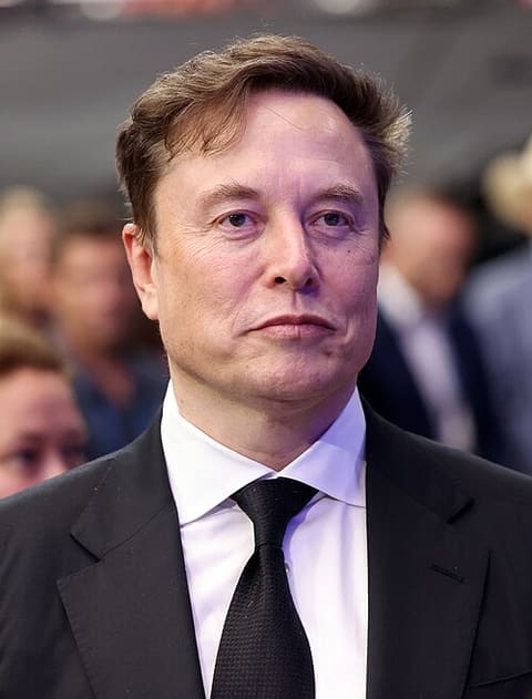 Retrato de Elon Musk