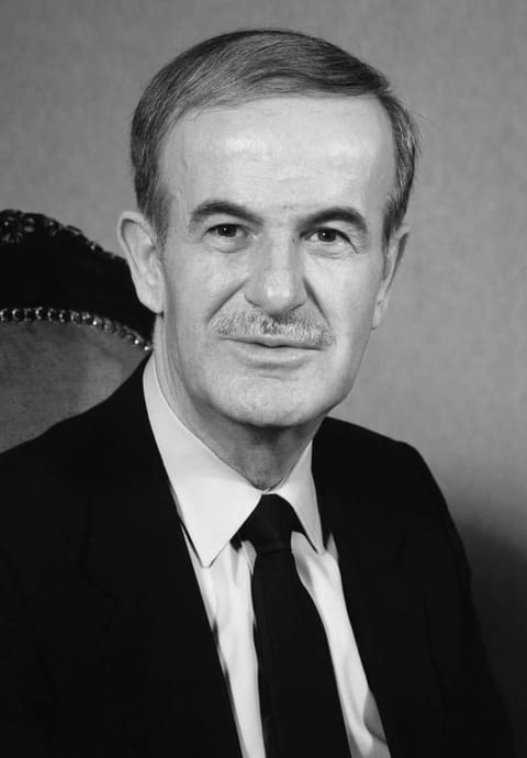 Retrato de Hafez al-Assad