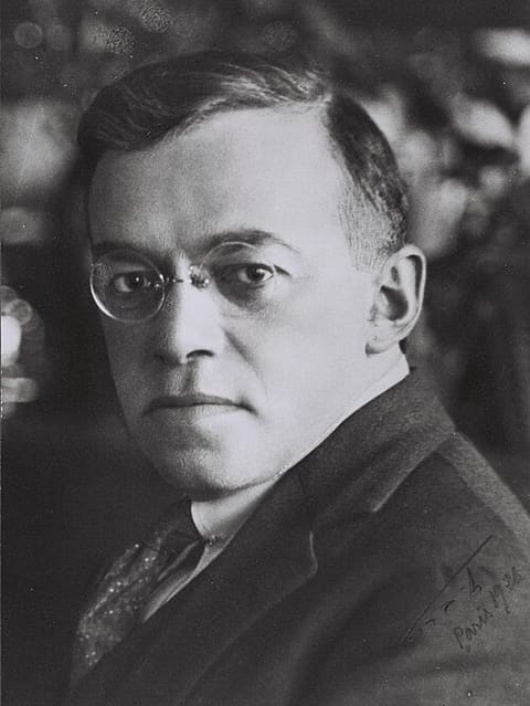 Retrato de Zeev Jabotinsky