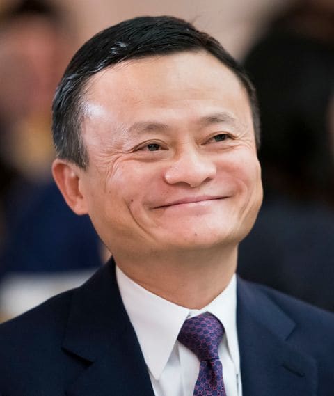 Retrato de Jack Ma