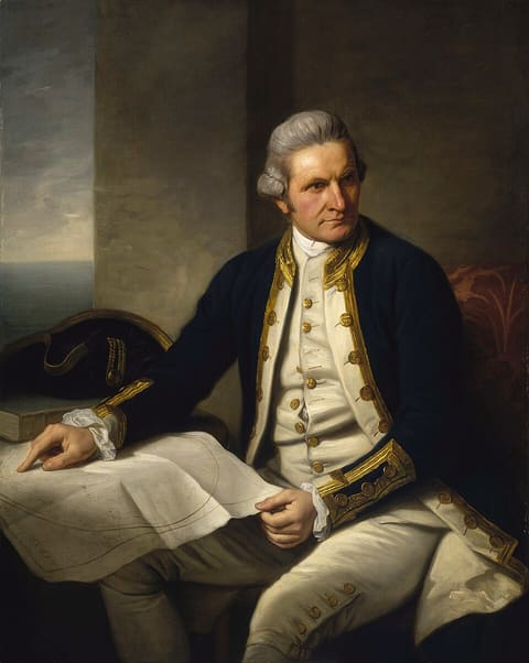 Retrato de James Cook