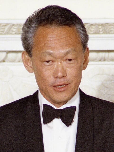Retrato de Lee Kuan Yew