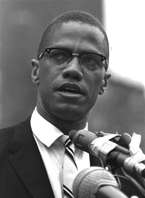 Retrato de Malcolm X