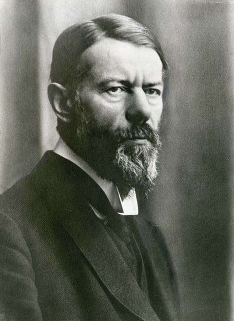Retrato de Max Weber