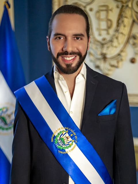 Retrato de Nayib Bukele