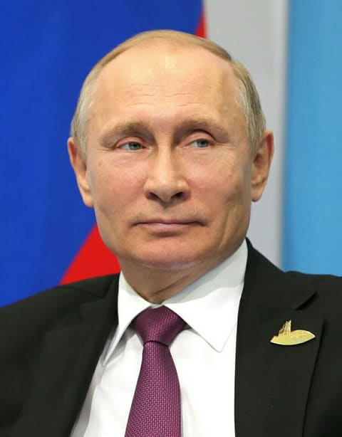 Retrato de Vladimir Putin