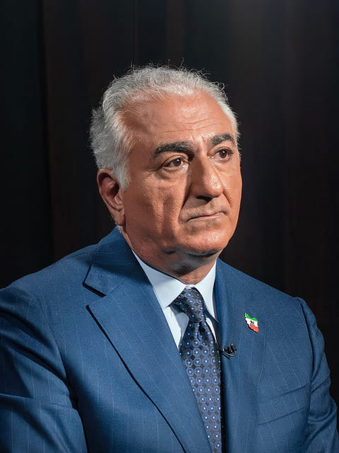 Retrato de Reza Pahlavi
