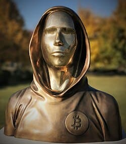 Retrato de Satoshi Nakamoto