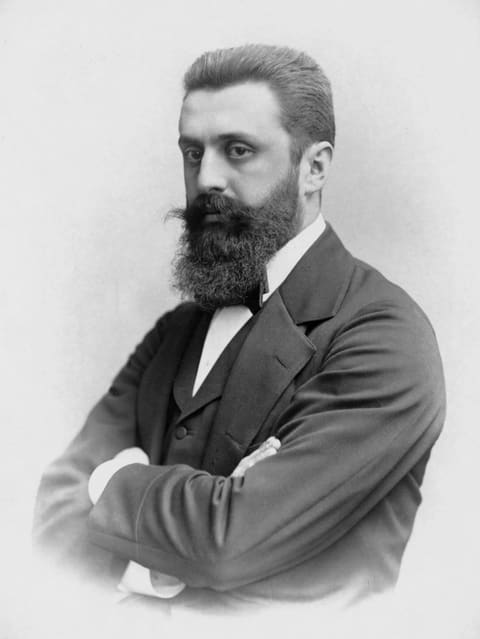 Retrato de Theodor Herzl