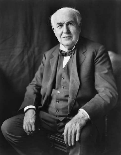 Retrato de Thomas Edison