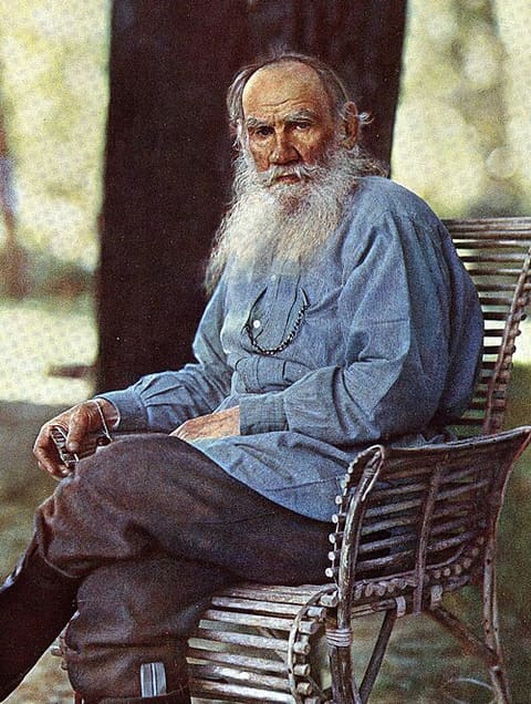 Retrato de Liev Tolstói