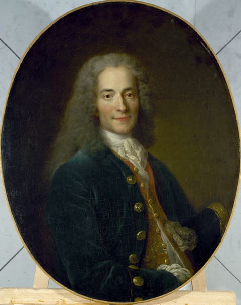 Retrato de Voltaire