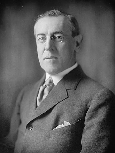Retrato de Woodrow Wilson